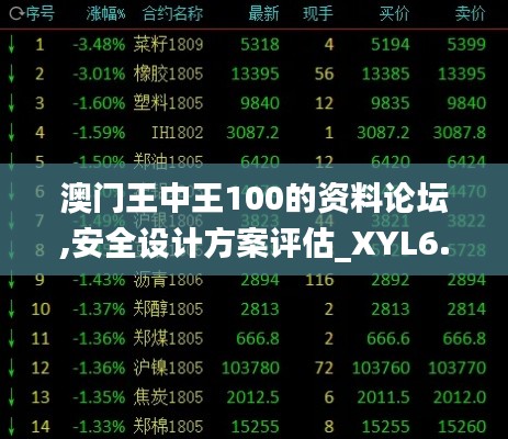 澳门王中王100的资料论坛,安全设计方案评估_XYL6.43
