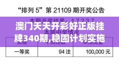 澳门天天开彩好正版挂牌340期,稳固计划实施_图形版FQU13.93
