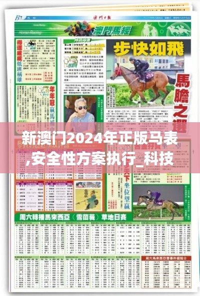 新澳门2024年正版马表,安全性方案执行_科技版HBW13.49