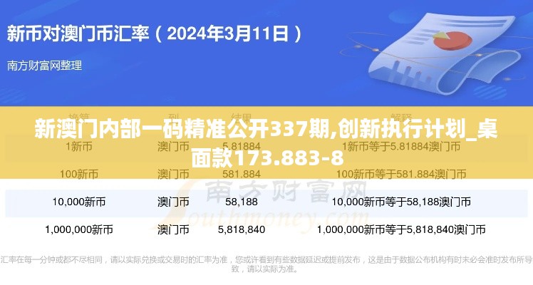 新澳门内部一码精准公开337期,创新执行计划_桌面款173.883-8