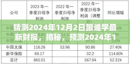 揭秘预测，2024年12月2日跟谁学最新财报揭晓，新星崛起！