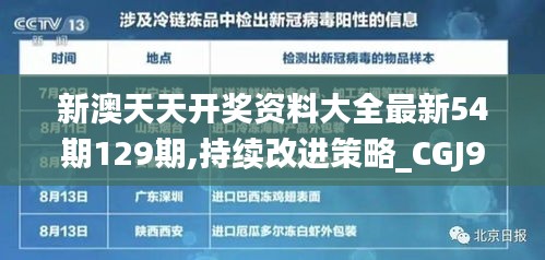 新澳天天开奖资料大全最新54期129期,持续改进策略_CGJ95.511移动版