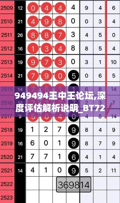 949494王中王论坛,深度评估解析说明_BT72.184-7