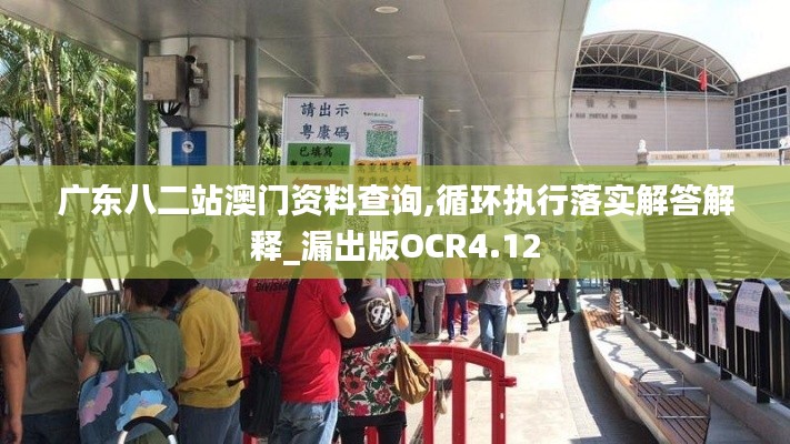 广东八二站澳门资料查询,循环执行落实解答解释_漏出版OCR4.12