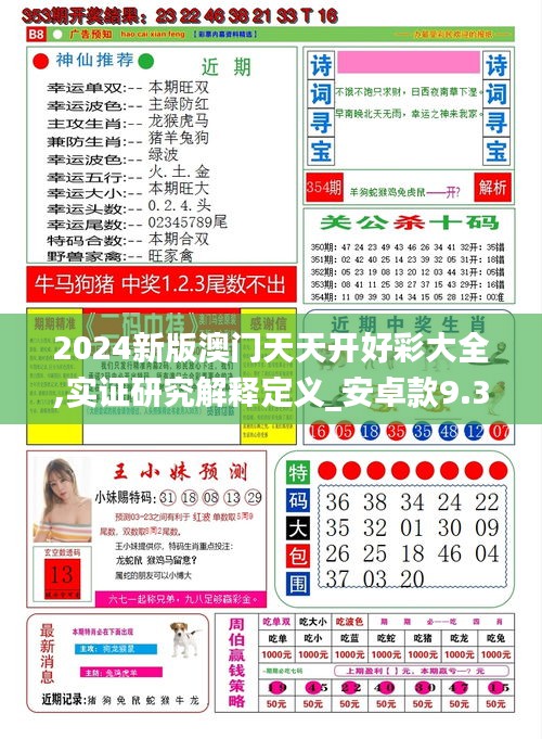 2024新版澳门天天开好彩大全,实证研究解释定义_安卓款9.321