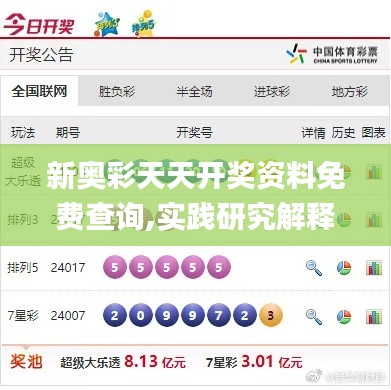 新奥彩天天开奖资料免费查询,实践研究解释定义_P版9.556