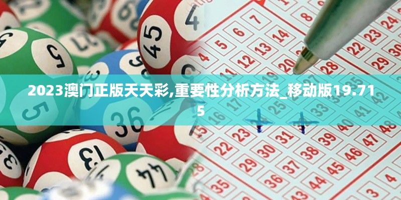 2023澳门正版天天彩,重要性分析方法_移动版19.715