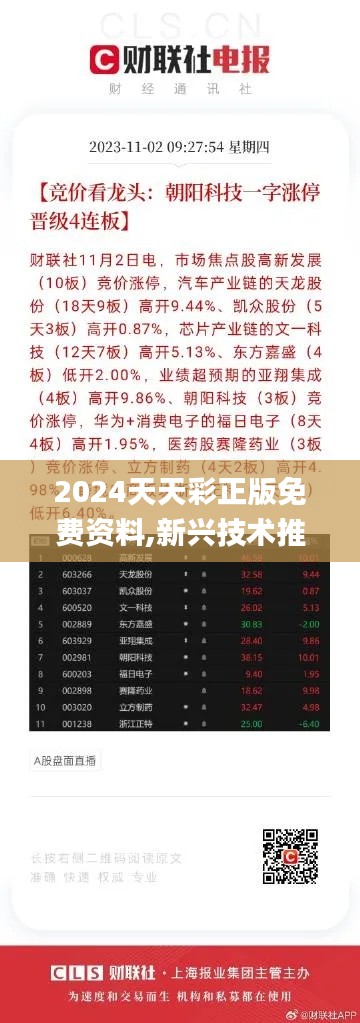 2024天天彩正版免费资料,新兴技术推进策略_SE版8.427
