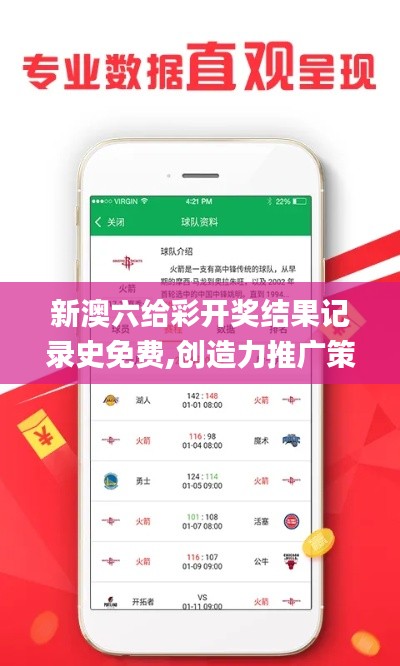 新澳六给彩开奖结果记录史免费,创造力推广策略_YE版4.216-3
