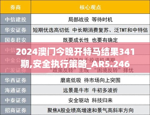 2024澳门今晚开特马结果341期,安全执行策略_AR5.246