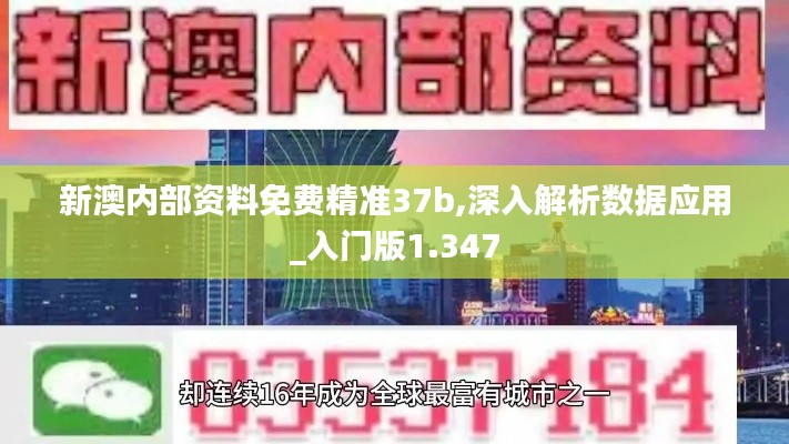 新澳内部资料免费精准37b,深入解析数据应用_入门版1.347