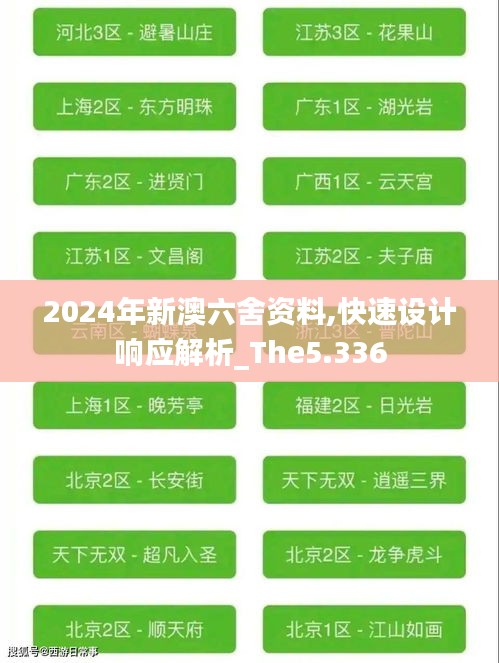 2024年新澳六舍资料,快速设计响应解析_The5.336