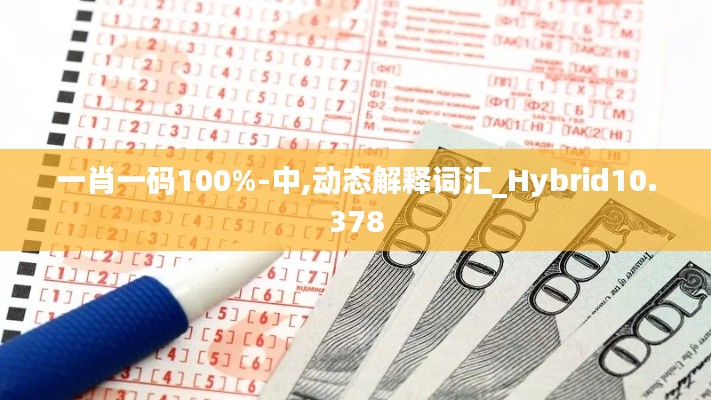 一肖一码100%-中,动态解释词汇_Hybrid10.378