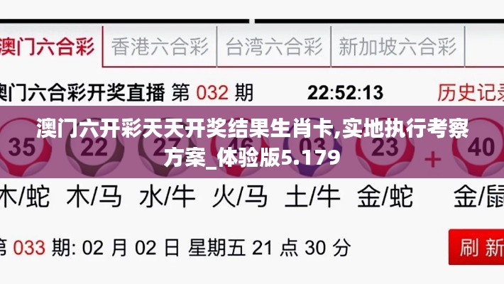 澳门六开彩天天开奖结果生肖卡,实地执行考察方案_体验版5.179