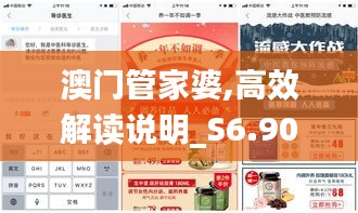 澳门管家婆,高效解读说明_S6.906