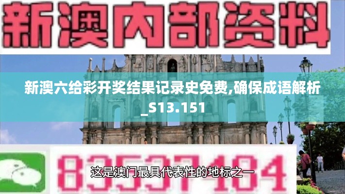 新澳六给彩开奖结果记录史免费,确保成语解析_S13.151