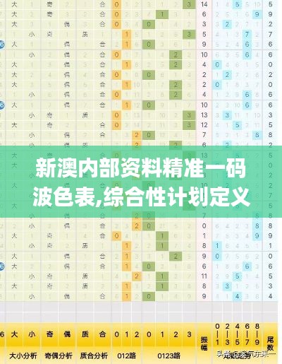 新澳内部资料精准一码波色表,综合性计划定义评估_AR版6.136