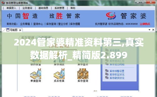 2024管家婆精准资料第三,真实数据解析_精简版2.899