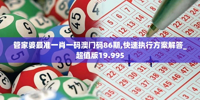 管家婆最准一肖一码澳门码86期,快速执行方案解答_超值版19.995