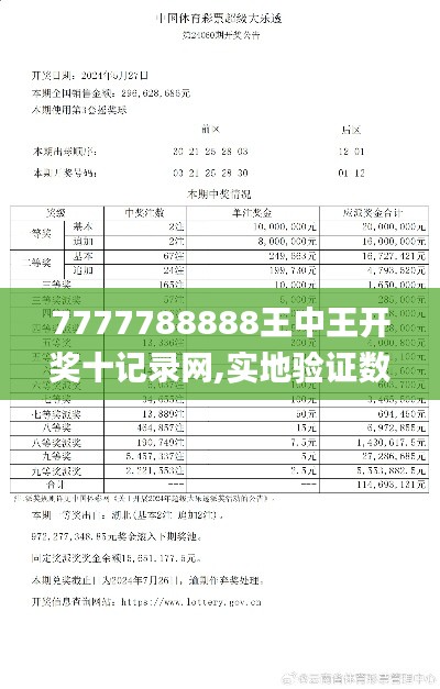 7777788888王中王开奖十记录网,实地验证数据分析_BT1.603