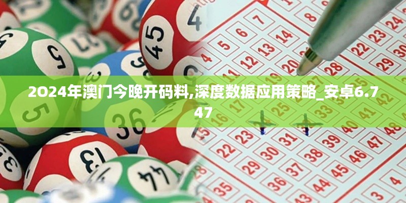 2O24年澳门今晚开码料,深度数据应用策略_安卓6.747