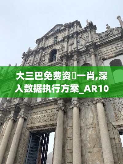 大三巴免费资枓一肖,深入数据执行方案_AR10.344