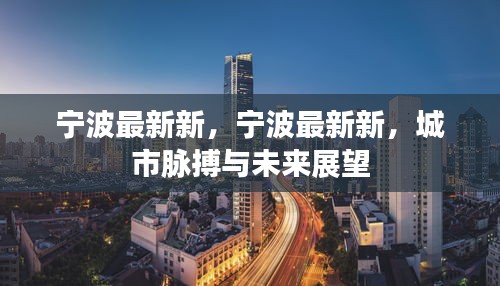 宁波城市脉搏，最新进展与未来展望