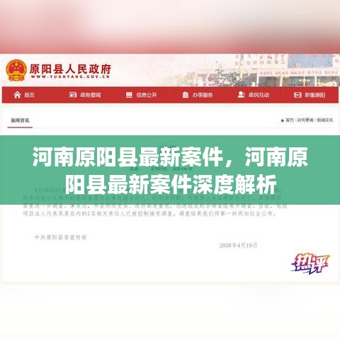 河南原阳县最新案件深度报道与解析