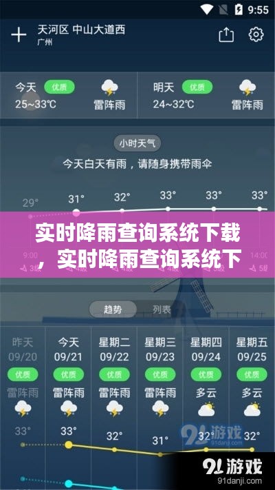 实时降雨查询系统下载，便捷掌握天气动态，保障出行安全
