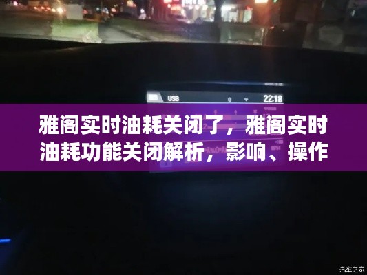雅阁实时油耗功能关闭解析，影响、操作指南与后续关注