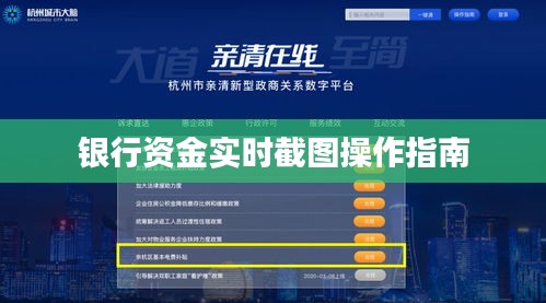银行资金实时截图操作指南详解