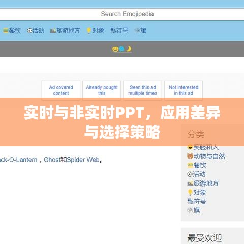 实时与非实时PPT，应用差异与选择指南