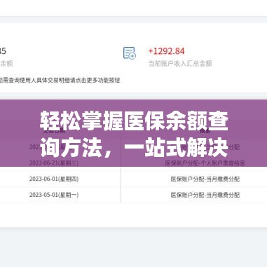 医保余额查询攻略，轻松掌握一站式查询解决方案