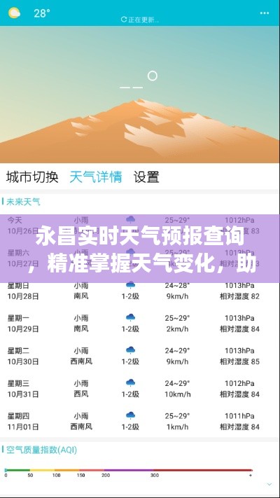 永昌实时天气预报，精准掌握助力无忧出行