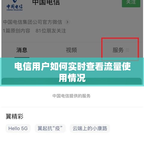 电信用户实时流量查看指南，轻松掌握流量使用情况！