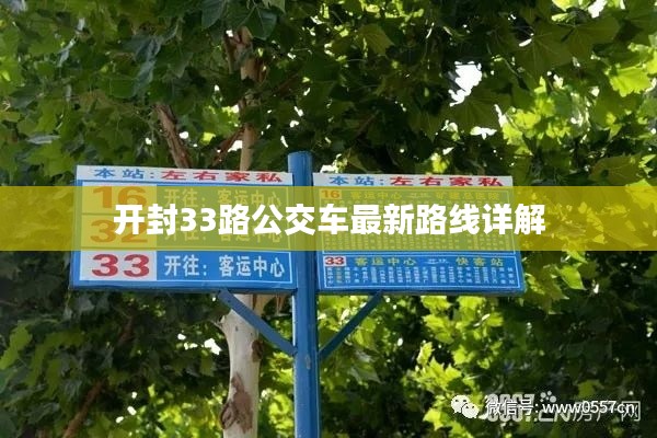 开封33路公交车最新路线详解及最新动态更新