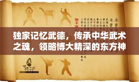 独家记忆武德，传承中华武术之魂，领略博大精深的东方神韵