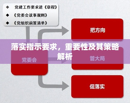 落实指示要求，重要性及其策略解析