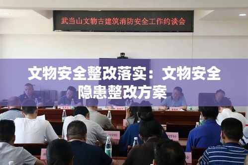 文物安全整改落实：文物安全隐患整改方案 