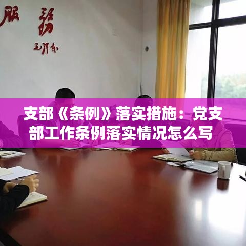 支部《条例》落实措施：党支部工作条例落实情况怎么写 