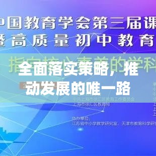 全面落实策略，推动发展的唯一路径