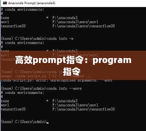 高效prompt指令：program指令 