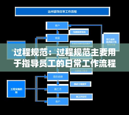 过程规范：过程规范主要用于指导员工的日常工作流程对吗 