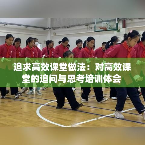 追求高效课堂做法：对高效课堂的追问与思考培训体会 