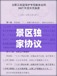 景区独家协议书，合作双赢的权益保障秘籍揭秘