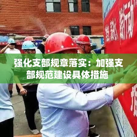 强化支部规章落实：加强支部规范建设具体措施 