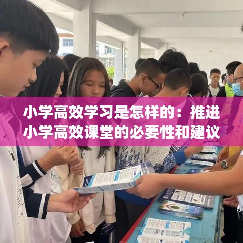 小学高效学习是怎样的：推进小学高效课堂的必要性和建议 
