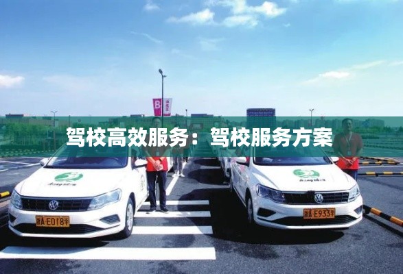 驾校高效服务：驾校服务方案 