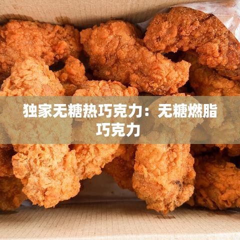 独家无糖热巧克力：无糖燃脂巧克力 