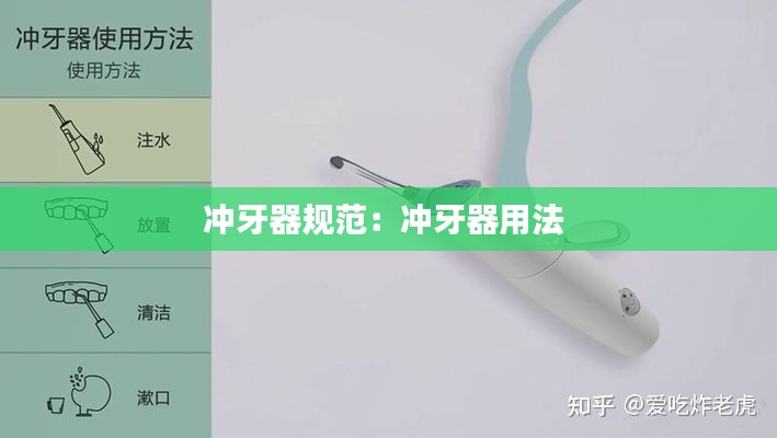 冲牙器规范：冲牙器用法 